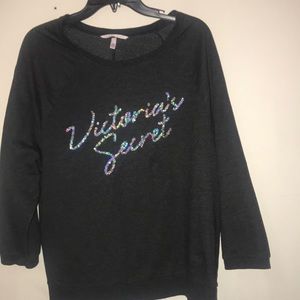 Bling- Victoria’s Secret pullover light sweater L